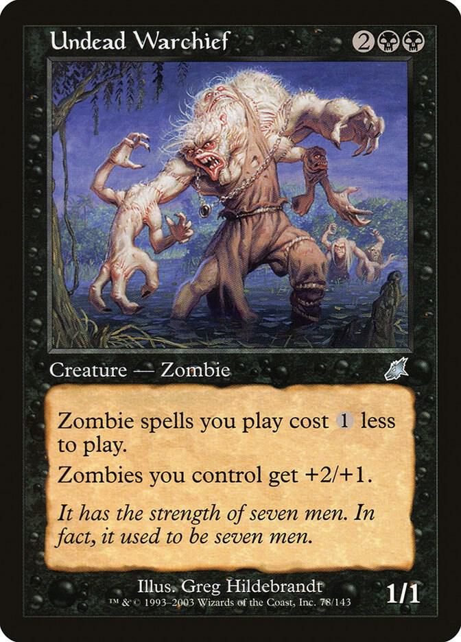 Undead Warchief 78 (Scourge)  - Foil | Good Games Adelaide SA