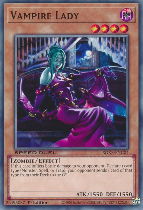 Vampire Lady [SGX3-ENC04] Common | Good Games Adelaide SA