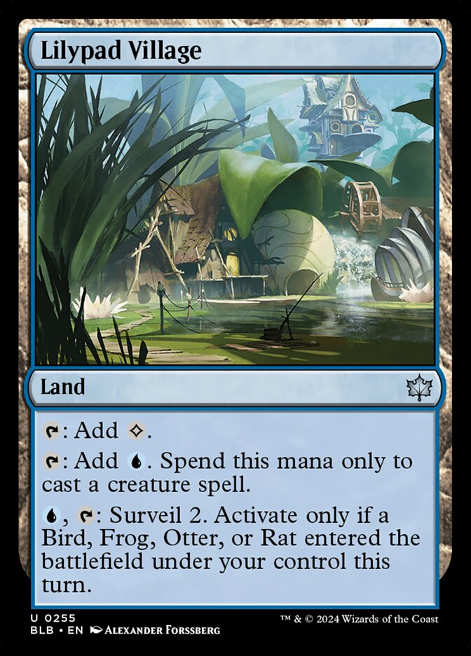 Lilypad Village 255 (Bloomburrow)  - Foil | Good Games Adelaide SA