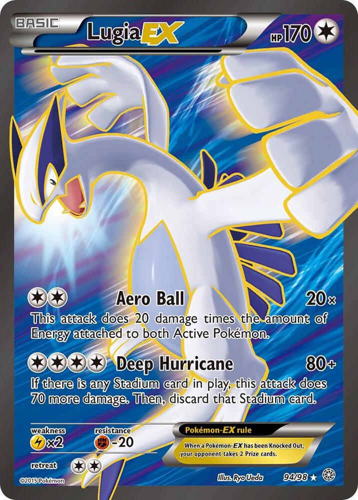 Lugia EX Full Art 94/98 (XY - Ancient Origins)  - Holofoil | Good Games Adelaide SA