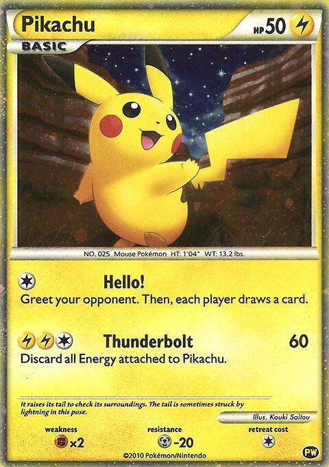 Pikachu English PW 1 (Pikachu World Collection Promos)  - Holofoil | Good Games Adelaide SA