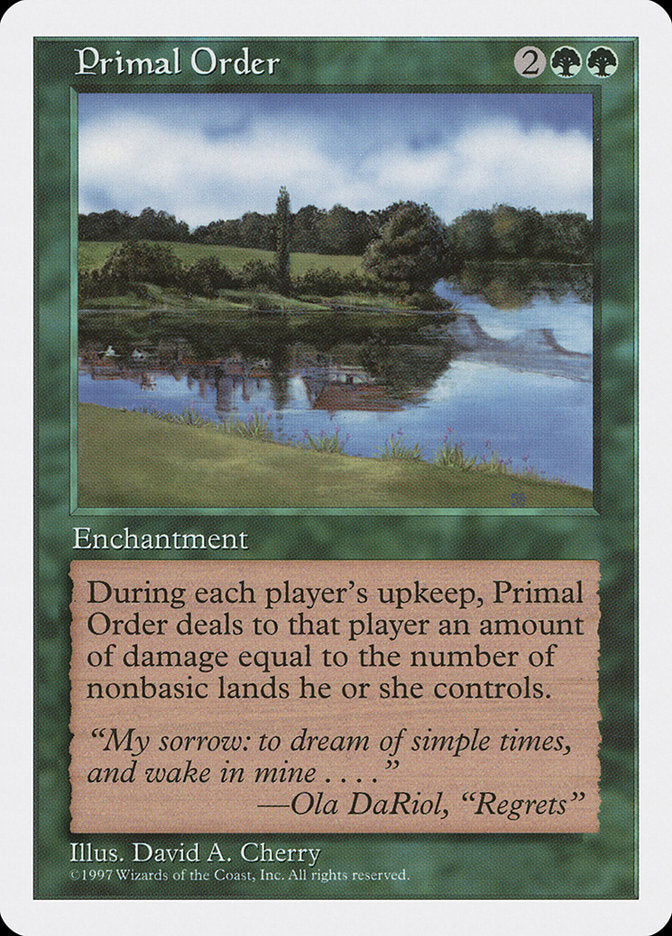 Primal Order [Fifth Edition] | Good Games Adelaide SA