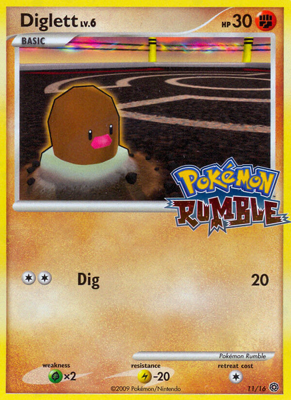 Diglett (11/16) [Pokémon Rumble] | Good Games Adelaide SA