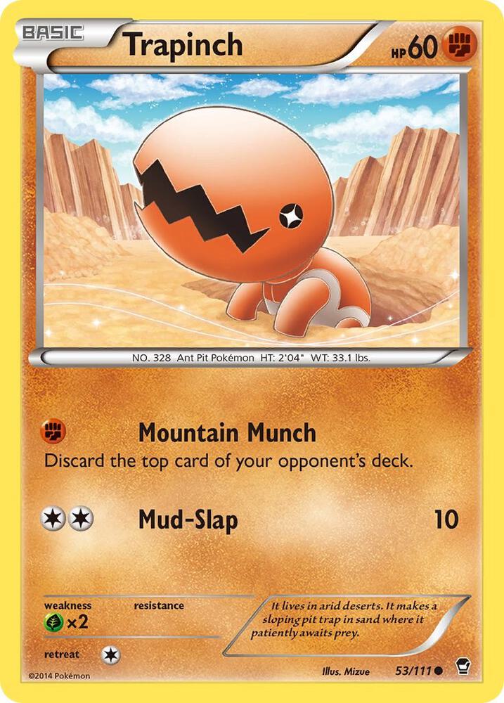 Trapinch 53/111 (XY - Furious Fists)  | Good Games Adelaide SA