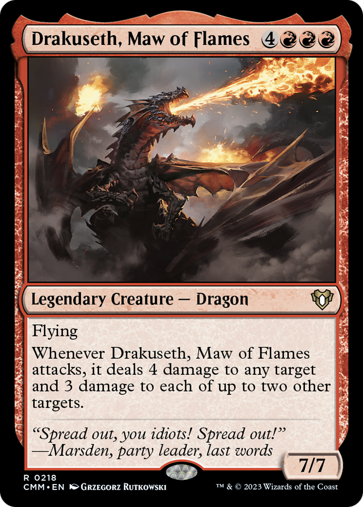 Drakuseth, Maw of Flames [Commander Masters] | Good Games Adelaide SA
