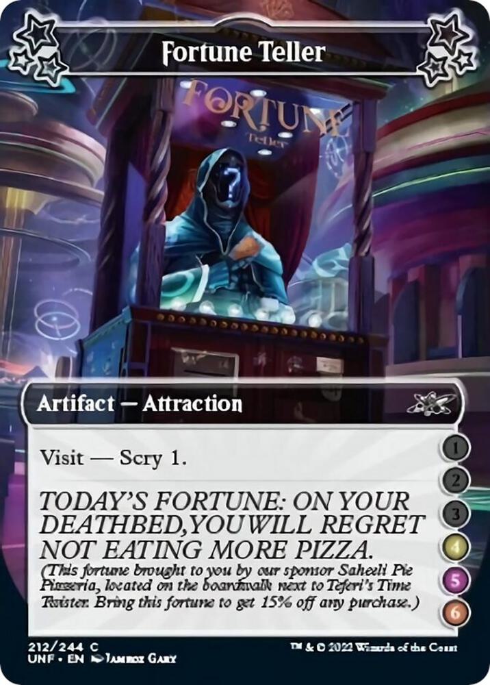 Fortune Teller 4 5 6 212 (Unfinity)  - Foil | Good Games Adelaide SA