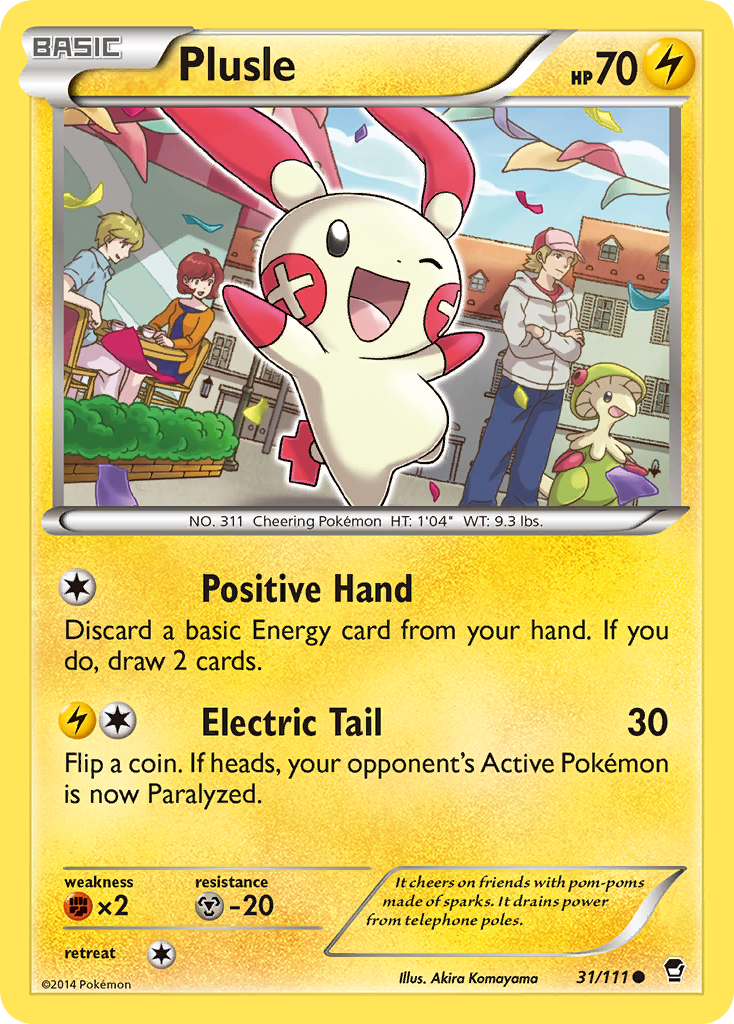 Plusle (31/111) [XY: Furious Fists] | Good Games Adelaide SA