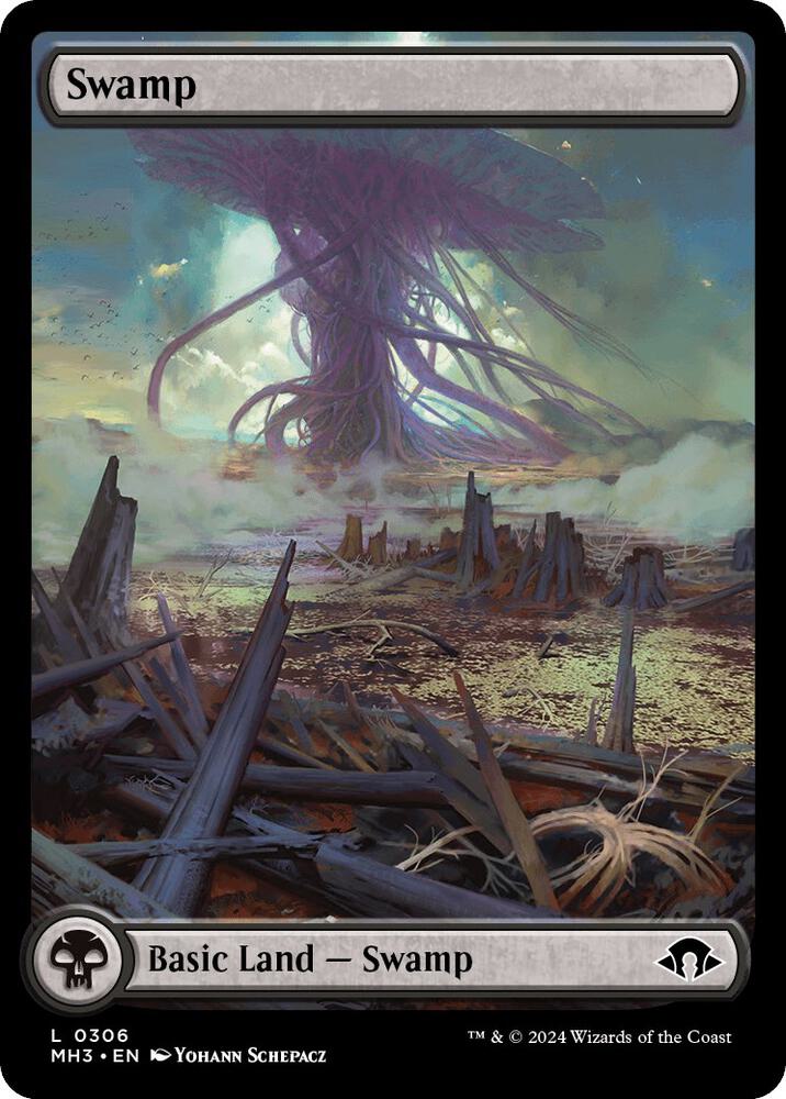 Swamp 306 (Modern Horizons 3)  - Foil | Good Games Adelaide SA