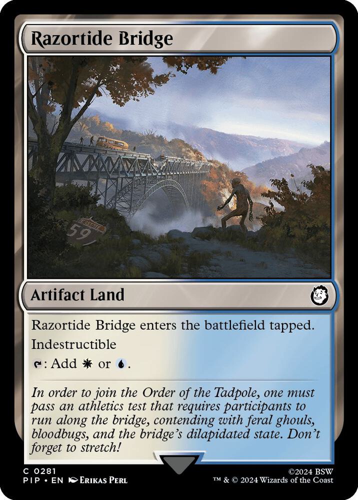 Razortide Bridge 281 (Universes Beyond: Fallout)  - Foil | Good Games Adelaide SA