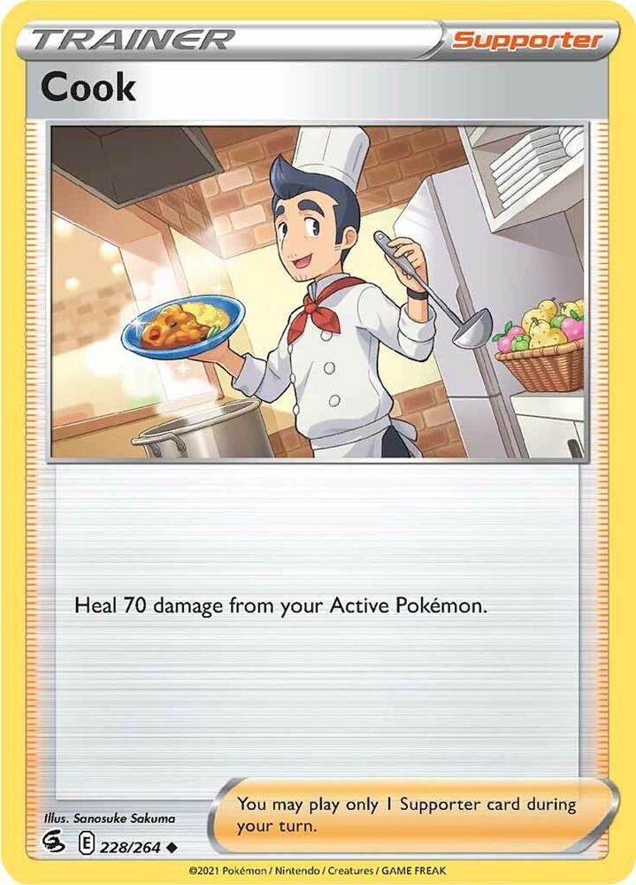 Cook 228/264 (SWSH08: Fusion Strike)  | Good Games Adelaide SA