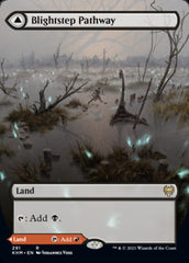 Blightstep Pathway // Searstep Pathway (Borderless Alternate Art) [Kaldheim] | Good Games Adelaide SA