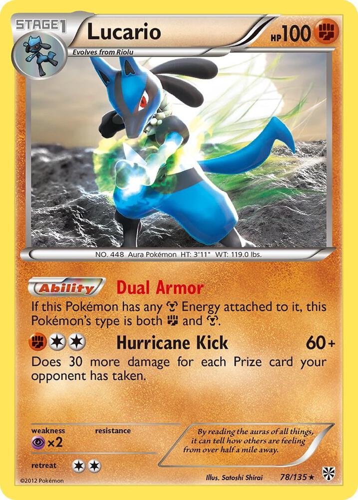 Lucario 78 78/135 (Plasma Storm)  - Reverse Holofoil | Good Games Adelaide SA