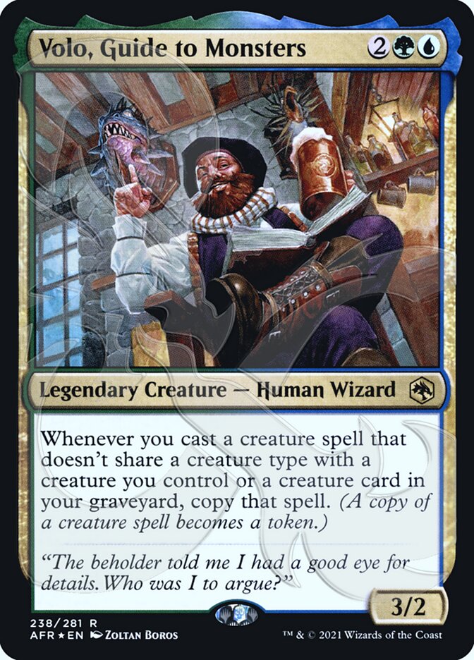 Volo, Guide to Monsters (Ampersand Promo) [Dungeons & Dragons: Adventures in the Forgotten Realms Promos] | Good Games Adelaide SA