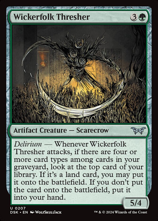 Wickerfolk Thresher 207 (Duskmourn: House of Horror)  - Foil | Good Games Adelaide SA