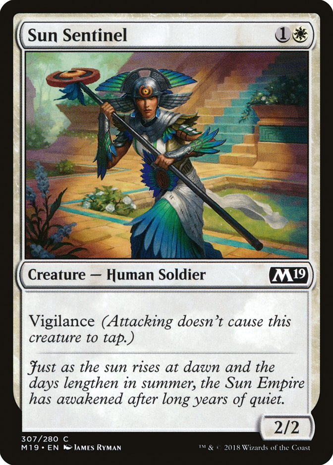 Sun Sentinel 307 (Core Set 2019)  | Good Games Adelaide SA