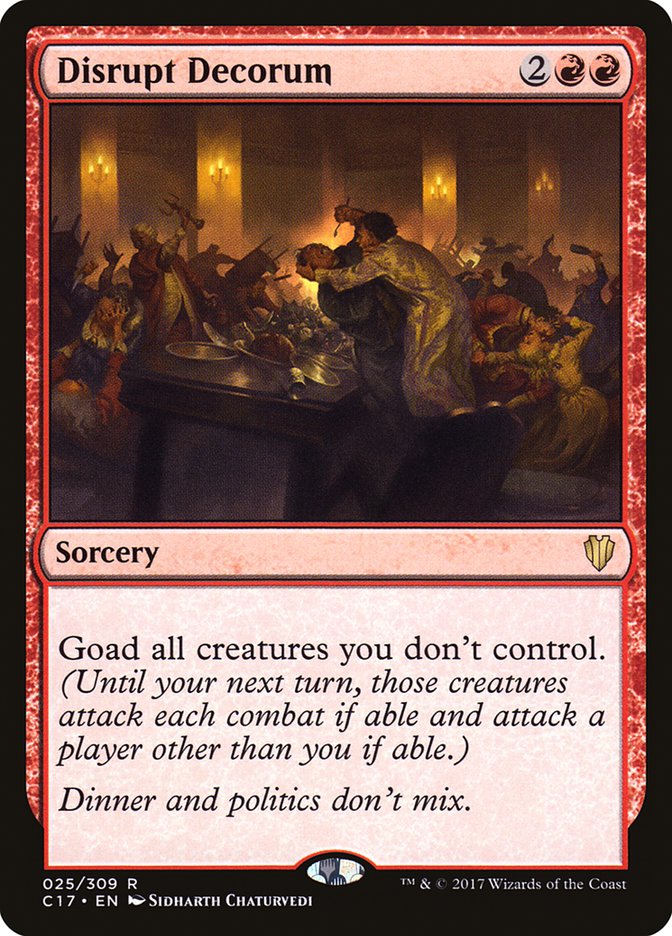 Disrupt Decorum [Commander 2017] | Good Games Adelaide SA