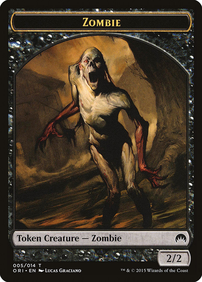 Zombie Token [Magic Origins Tokens] | Good Games Adelaide SA