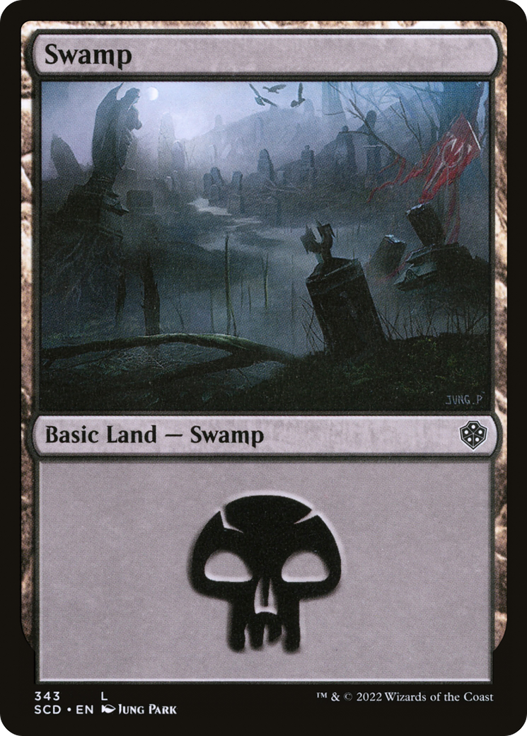 Swamp (343) [Starter Commander Decks] | Good Games Adelaide SA