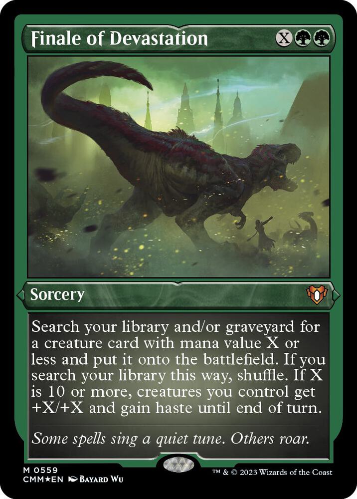 Finale of Devastation 559 (Commander Masters)  - Etched Foil | Good Games Adelaide SA