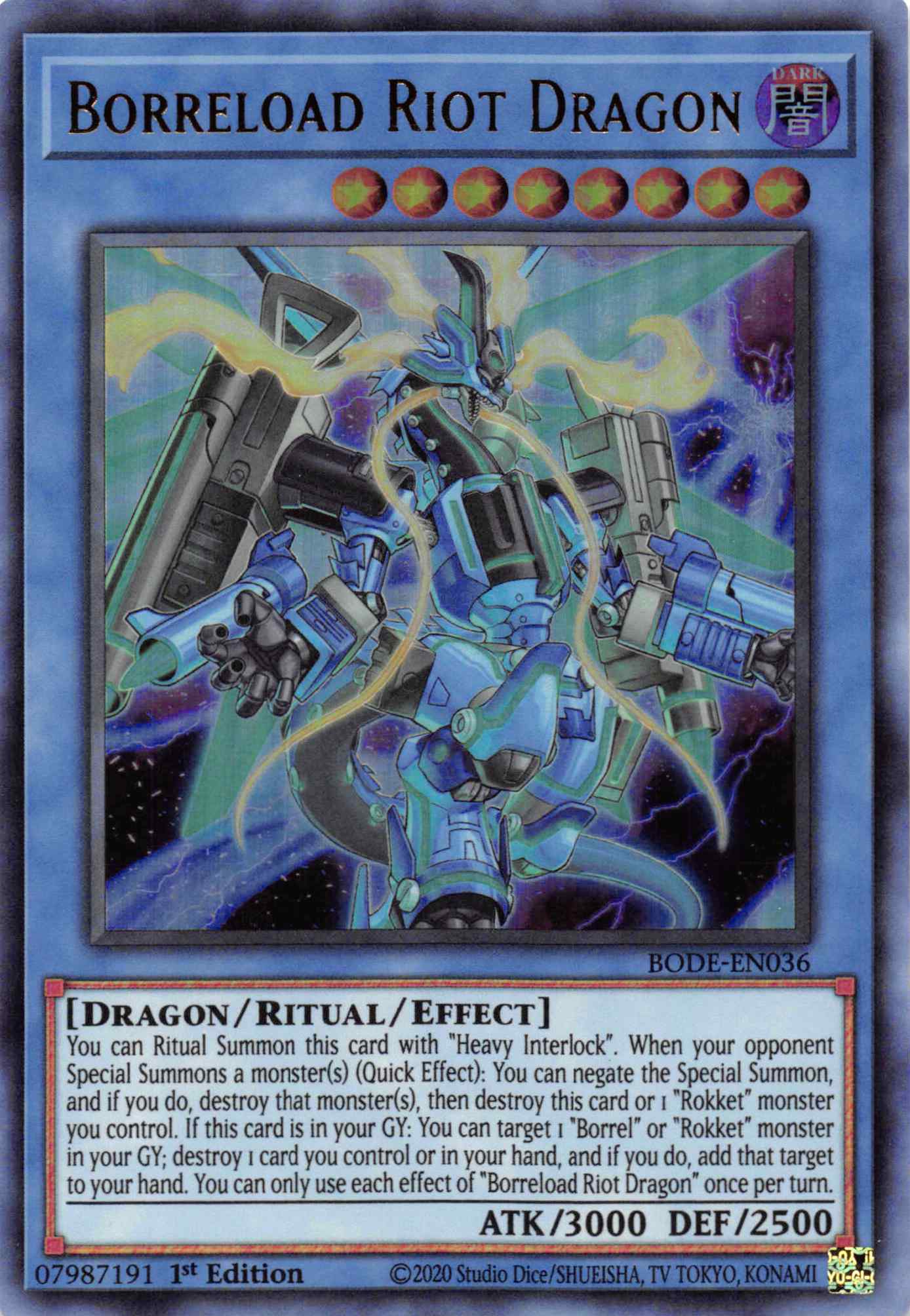 Borreload Riot Dragon [BODE-EN036] Ultra Rare | Good Games Adelaide SA