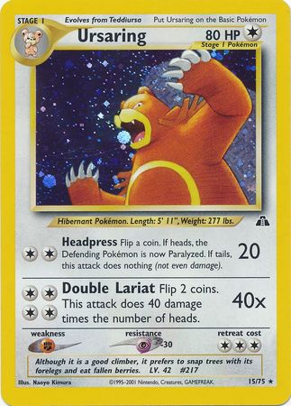 Ursaring (15/75) [Neo Discovery Unlimited] | Good Games Adelaide SA