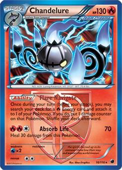 Chandelure 16 116 BW Plasma Freeze 016/116 (Deck Exclusives)  | Good Games Adelaide SA