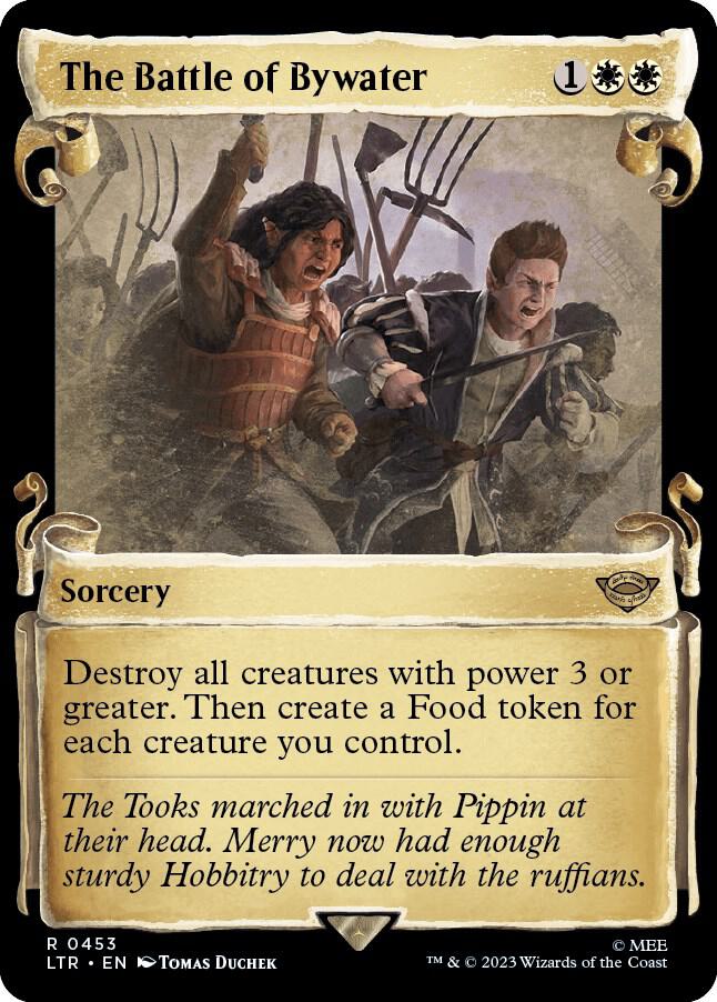 The Battle of Bywater 453 (Universes Beyond: The Lord of the Rings: Tales of Middle-earth)  - Showcase Scroll Foil | Good Games Adelaide SA