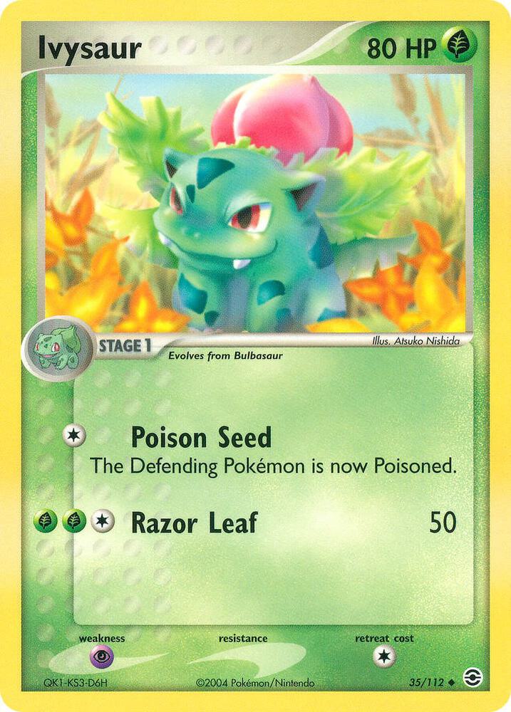 Ivysaur 35/112 (FireRed & LeafGreen)  - Reverse Holofoil | Good Games Adelaide SA