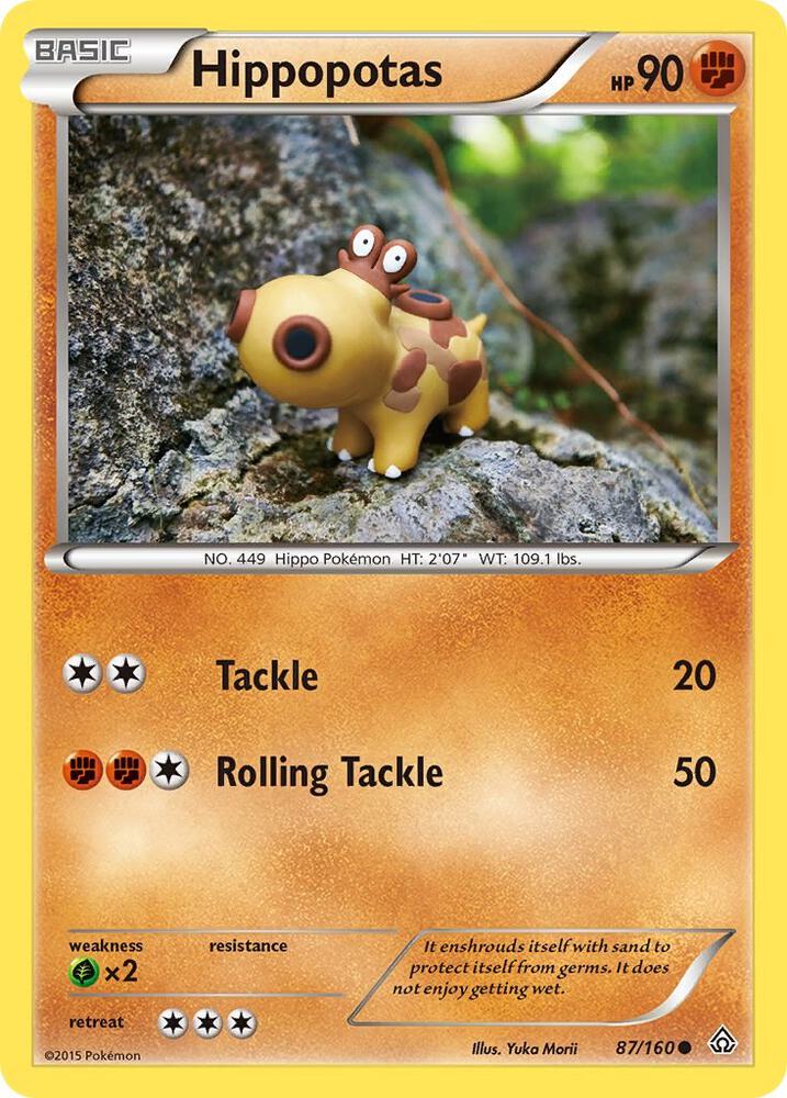 Hippopotas 87/160 (XY - Primal Clash)  | Good Games Adelaide SA