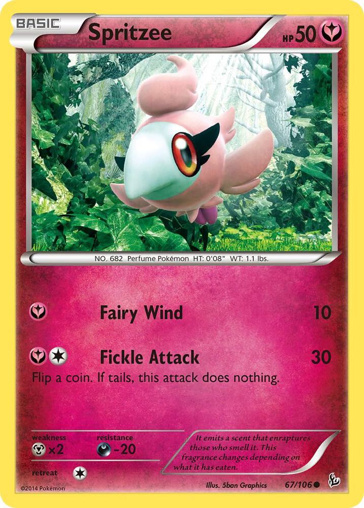 Spritzee 67/106 (XY - Flashfire)  | Good Games Adelaide SA