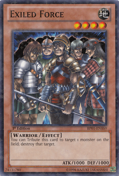 Exiled Force [BP01-EN059] Starfoil Rare | Good Games Adelaide SA