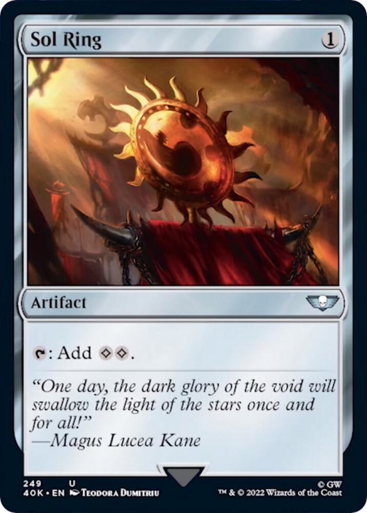 Sol Ring 249 Surge Foil 249 (Universes Beyond: Warhammer 40,000)  - Foil | Good Games Adelaide SA
