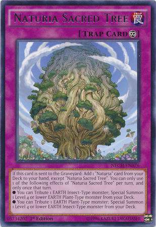 Naturia Sacred Tree [NECH-EN076] Rare | Good Games Adelaide SA