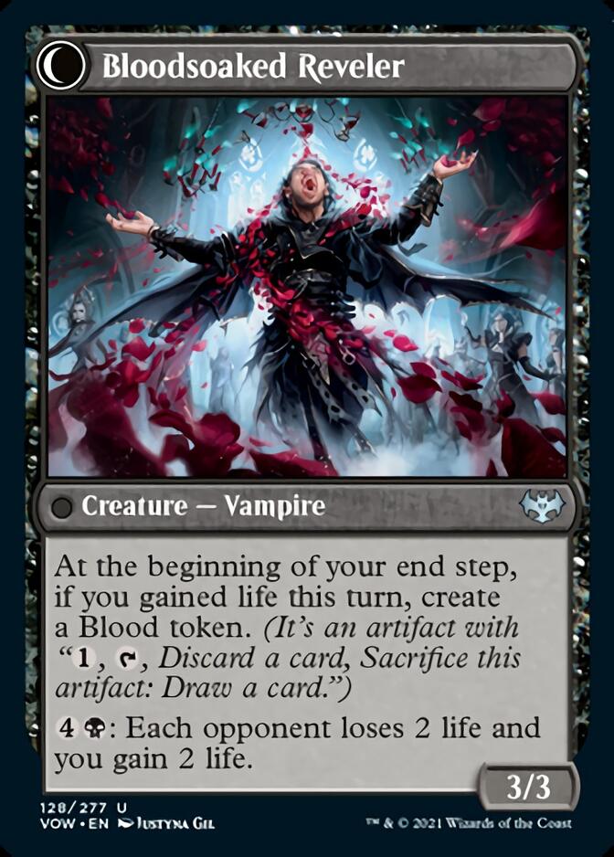 Restless Bloodseeker // Bloodsoaked Reveler [Innistrad: Crimson Vow] | Good Games Adelaide SA