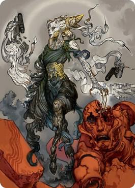 Tamiyo Compleated Sage Art Card 76 (Art Series: Kamigawa: Neon Dynasty)  | Good Games Adelaide SA