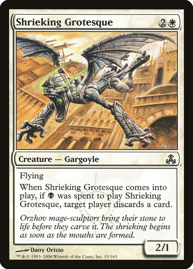 Shrieking Grotesque 15 (Guildpact)  - Foil | Good Games Adelaide SA