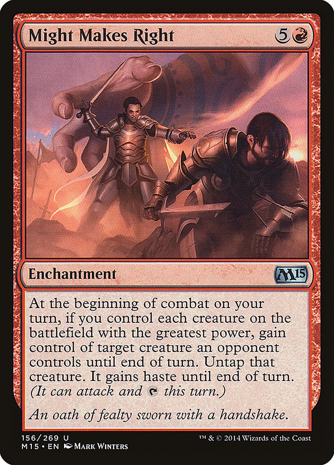Might Makes Right 156 (Magic 2015 (M15))  | Good Games Adelaide SA