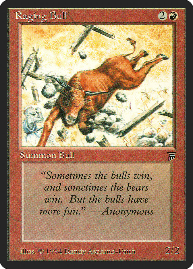Raging Bull  (Legends)  | Good Games Adelaide SA