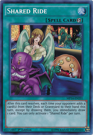Shared Ride [MP14-EN231] Secret Rare | Good Games Adelaide SA
