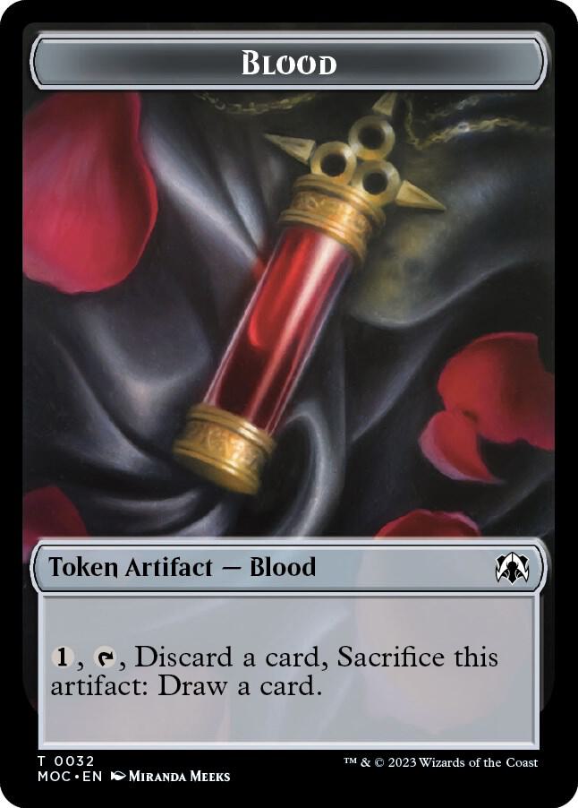 Blood Shapeshifter Double sided Token 32 // 12 (Commander: March of the Machine)  | Good Games Adelaide SA