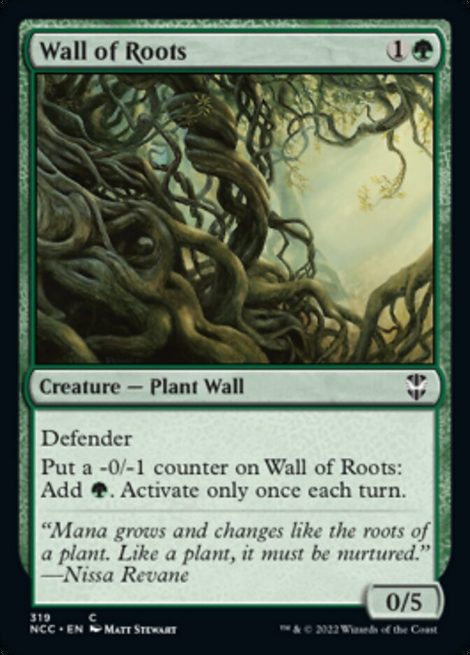 Wall of Roots [Streets of New Capenna Commander] | Good Games Adelaide SA