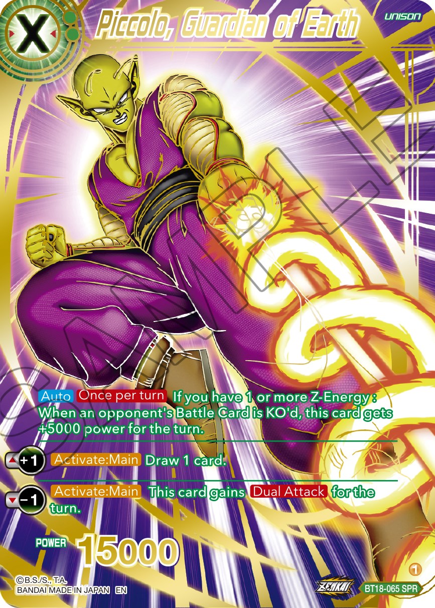 Piccolo, Guardian of Earth (BT18-065) [Dawn of the Z-Legends] | Good Games Adelaide SA