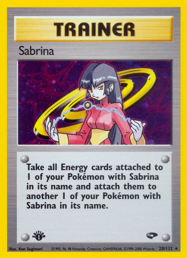 Sabrina 20 020/132 (Gym Challenge)  - 1st Edition Holofoil | Good Games Adelaide SA