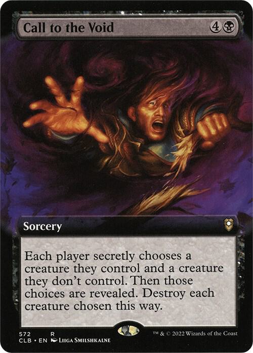 Call to the Void Extended Art 572 (Commander Legends: Battle for Baldur's Gate)  | Good Games Adelaide SA