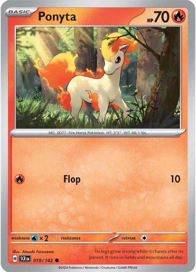 Ponyta 019/142 (SV07: Stellar Crown)  | Good Games Adelaide SA