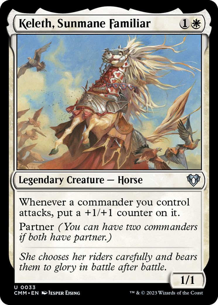 Keleth, Sunmane Familiar [Commander Masters] | Good Games Adelaide SA