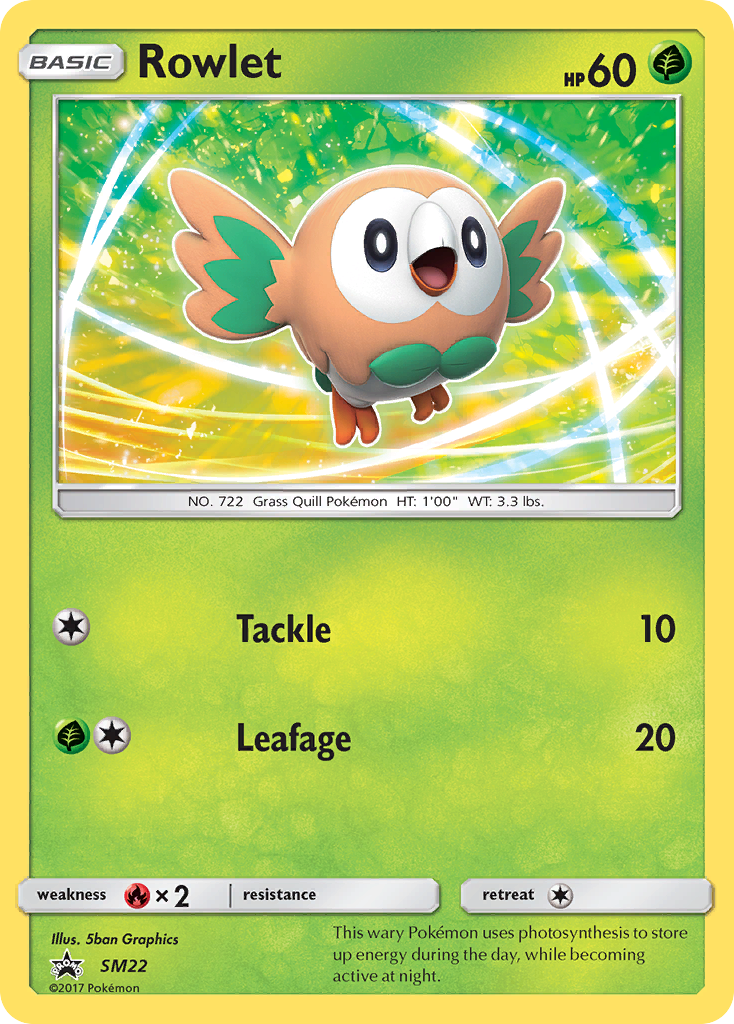 Rowlet (SM22) [Sun & Moon: Black Star Promos] | Good Games Adelaide SA