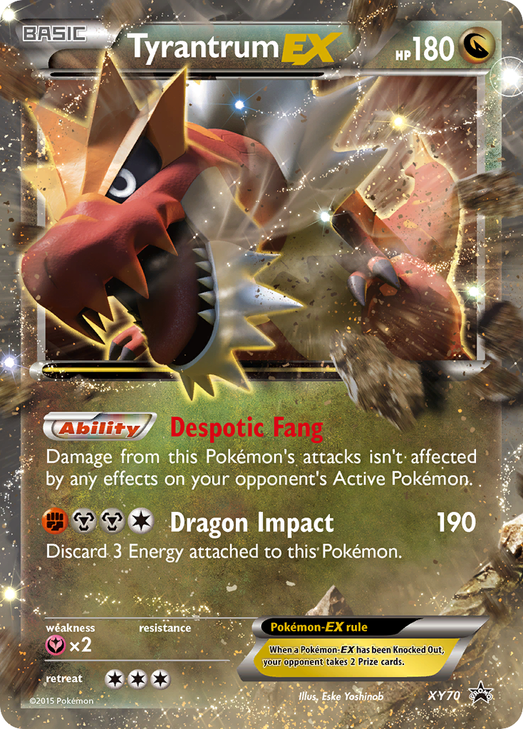 Tyrantrum EX (XY70) [XY: Black Star Promos] | Good Games Adelaide SA