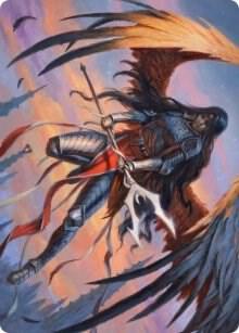 Liesa Forgotten Archangel Art Card 63 (Art Series: Innistrad: Midnight Hunt)  | Good Games Adelaide SA