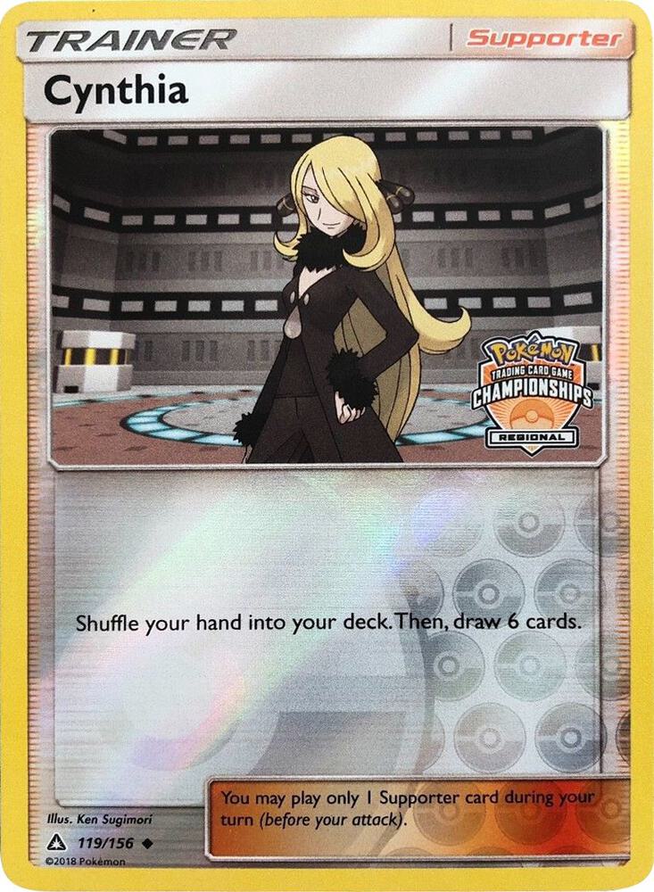 Cynthia 119 156 Regional Championships 119/156 (League & Championship Cards)  - Reverse Holofoil | Good Games Adelaide SA